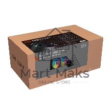 Система жидкостного охлаждения PCCOOLER DA240 V2, 240 мм, 2x120 мм, ARGB, 270 Вт
