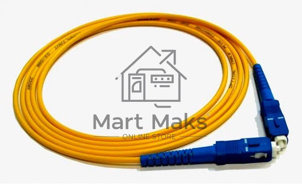 Патч-корд оптический LANMASTER, LSZH, симплексный, SC/UPC-SC/UPC, SM OS2, 3.0 м