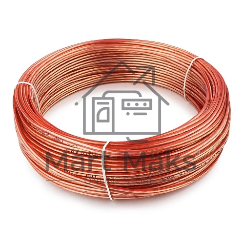 Акустический кабель Cablexpert CC-TC2x0,75-30M, прозрачный,  30 м, бухта