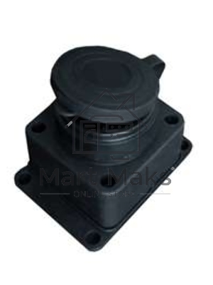 Розетка настенная 16А 250В с заглушкой с заземл. каучук IP44 (еврослот) UNIVersal 602229