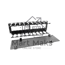 Органайзер кабельный горизонтальный с пластиковыми пальцами 19