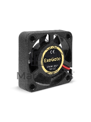 Вентилятор для корпуса ExeGate EX04010B2P черный, 40 мм, 5500 об/мин, 26 дБ, 2 pin