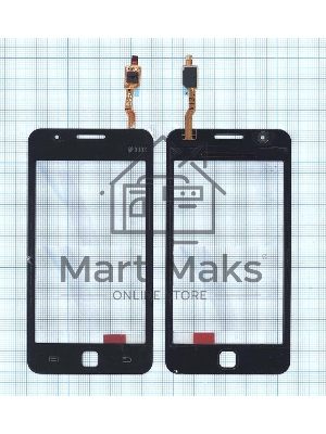 Сенсорное стекло (тачскрин) для Samsung Z1 SM-Z130H черное
