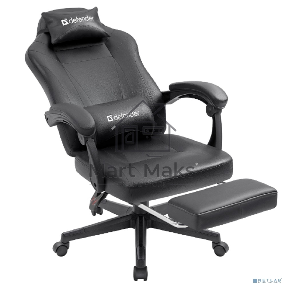 Кресло игровое Defender CRUISER черный 64554