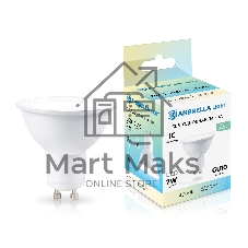 Лампа светодиодная	Ambrella light 190714 LED MR16 7W IC GU10 4000K 175-265V 38°