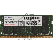 Оперативная память ADATA, DDR4, 16GB (1x16GB), 3200MHz, CL22, SO-DIMM