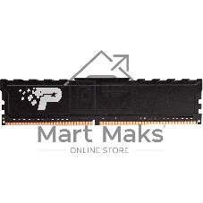 Оперативная память Patriot Signature Premium, DDR4, 32Gb (2x16 GB), 2666 MHz, CL19, DIMM, радиатор, черный