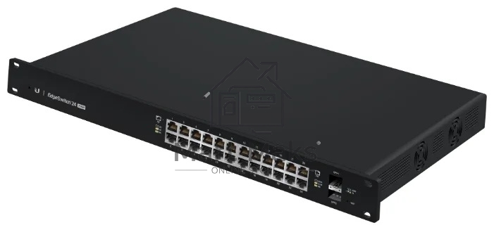 Коммутатор [ES-24-250W EU] Ubiquiti EdgeSwitch 24-250W 24 порта, раздача питания 24/48В на всех портах, суммарная мощность 250W