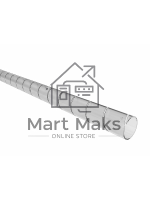 Кабельный спиральный бандаж Rexant, диаметр 6 мм, длина 2 м (SWB-06), прозрачный