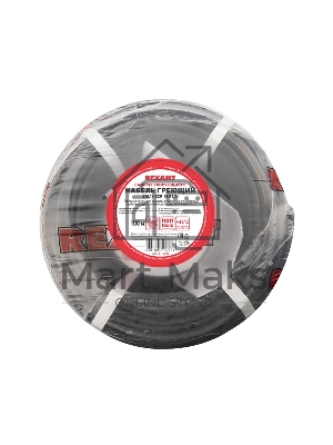 Кабель греющий саморегулирующийся экранированный SRL16-2CR (16 Вт/1 м), 100 м Rexant