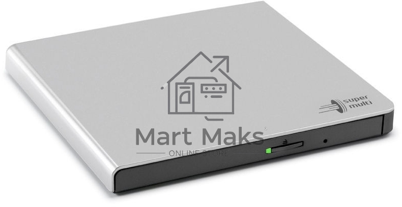 Привод DVD-RW LG GP57ES40 серебристый USB внешний