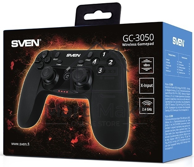 Геймпад беспроводной SVEN GC-3050 SV-016005