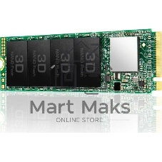 Накопитель SSD 256GB Transcend MTE110S, 3D TLC NAND, M.2 2280,PCIe Gen3x4, DRAM-less