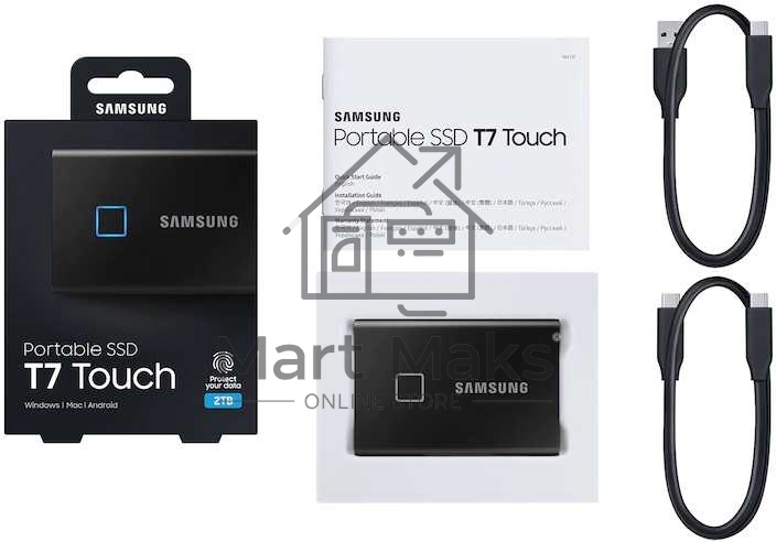 Накопитель SSD Samsung USB 2Tb MU-PC2T0K/WW 1.8