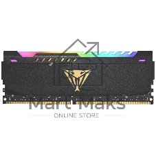 Оперативная память Patriot Viper Steel, DDR4, 16GB (2x8GB), 3200MHz, CL18, DIMM, с радиатором, RGB, черный