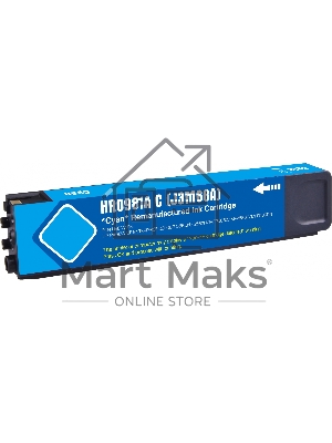 Картридж струйный Cactus CS-J3M68A (981A) голубой пигментный (120 мл) для HP PageWide 556dn Enterprise/586dn