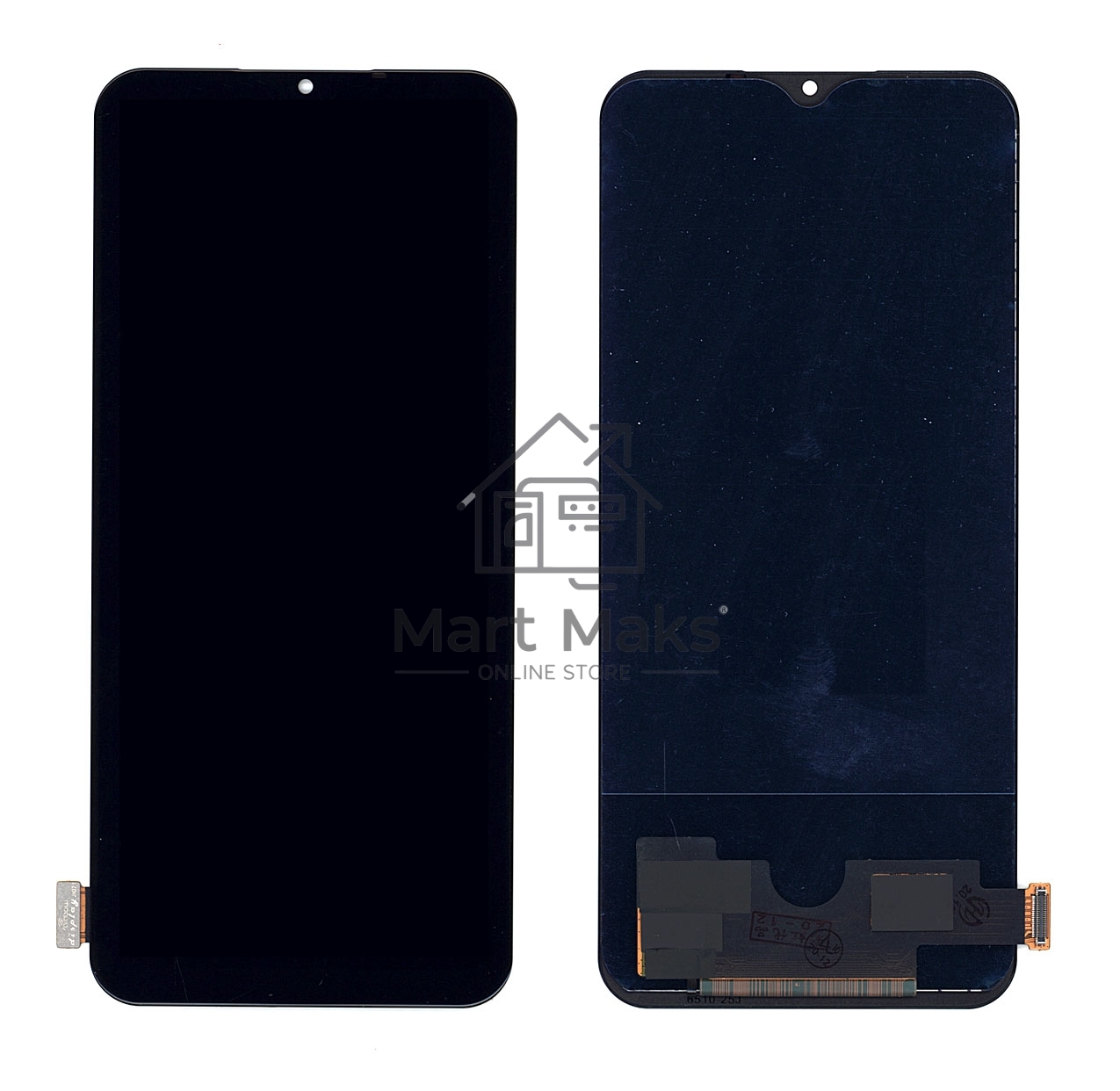 Дисплей для Xiaomi Mi10 Lite в сборе с тачскрином (TFT) черный