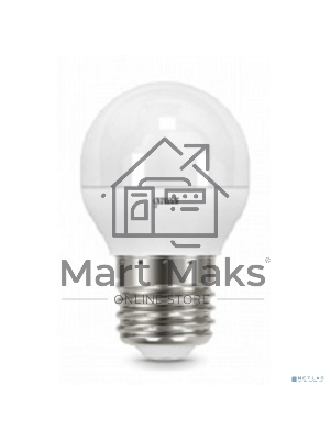 Лампа светодиодная Gauss 6.5Вт шар 4100К белый E27 550лм 150-265В