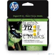 Картридж струйный HP 712 3ED79A желтый x3упак. (29мл) для HP DJ Т230/630