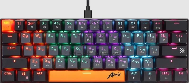 Клавиатура Defender USB APEX GK-002 RU