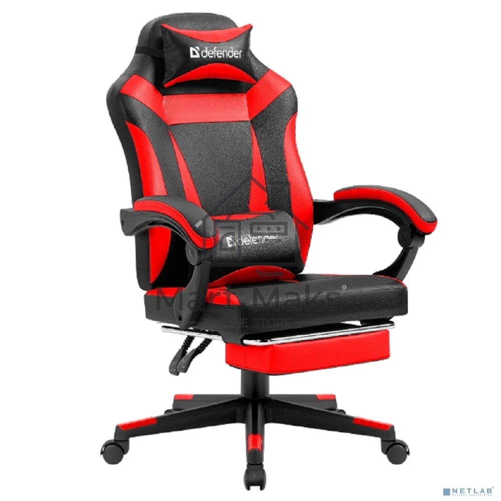 Кресло игровое Defender CRUISER BLACK/RED PU