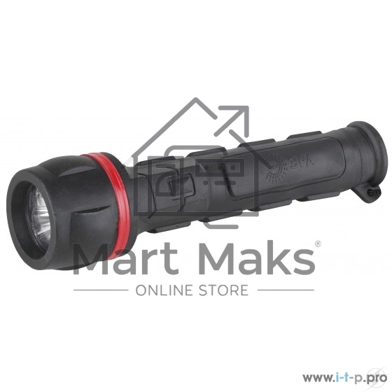 Фонарь R2AA обрезиненный (3LED 2хAA) ЭРА C0033735