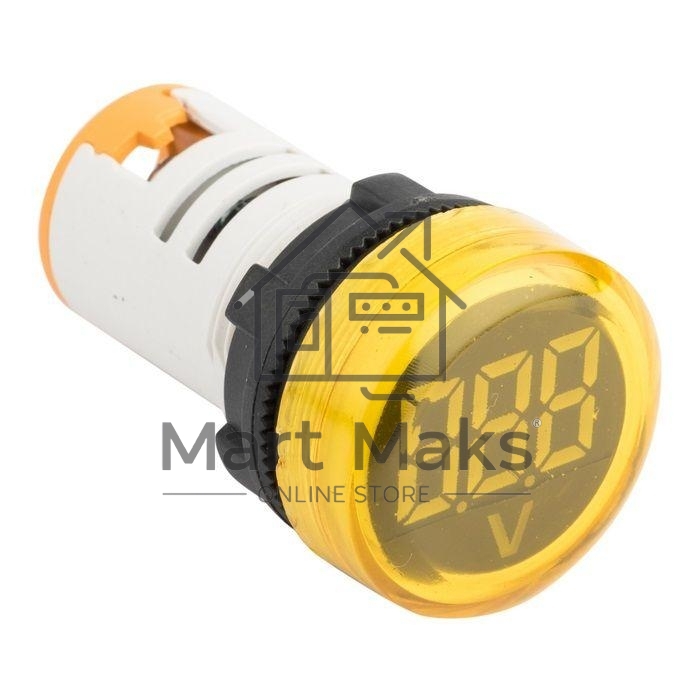 Индикатор значения напряжения ED16-22VD жел. PROxima EKF ed16-22vd-y