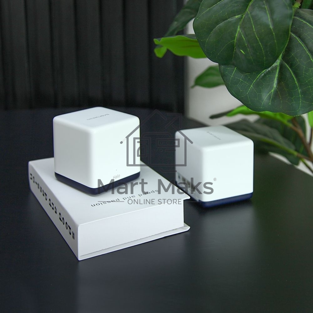 Система Mercusys MESH AC1900 Whole Home Mesh Wi-Fi System, 3× Internal Antennas, 3×GB ports (WAN/LAN) (2-pack)