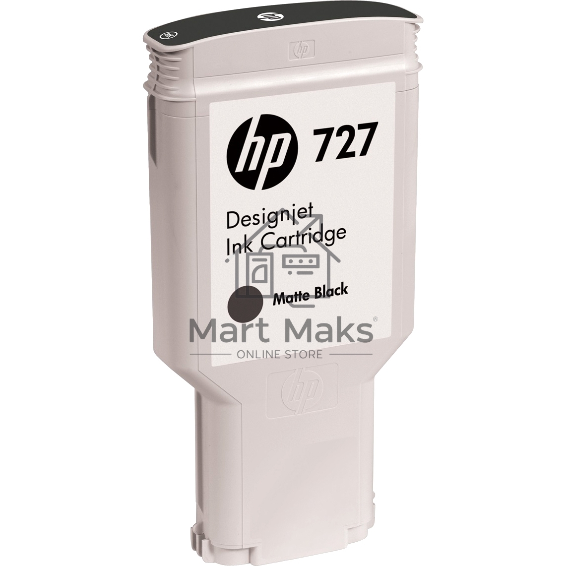Картридж струйный HP 727 C1Q12A черный матовый, 300мл, для Designjet T920/T1500/T2500
