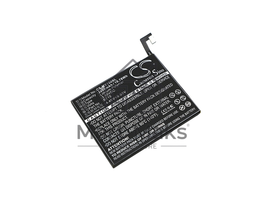Аккумулятор CameronSinoCS-MX150SL BT15 для MeiZu M3s3.85V / 2800mAh / 10.78Wh