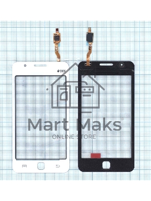 Сенсорное стекло (тачскрин) для Samsung Z1 SM-Z130H белое