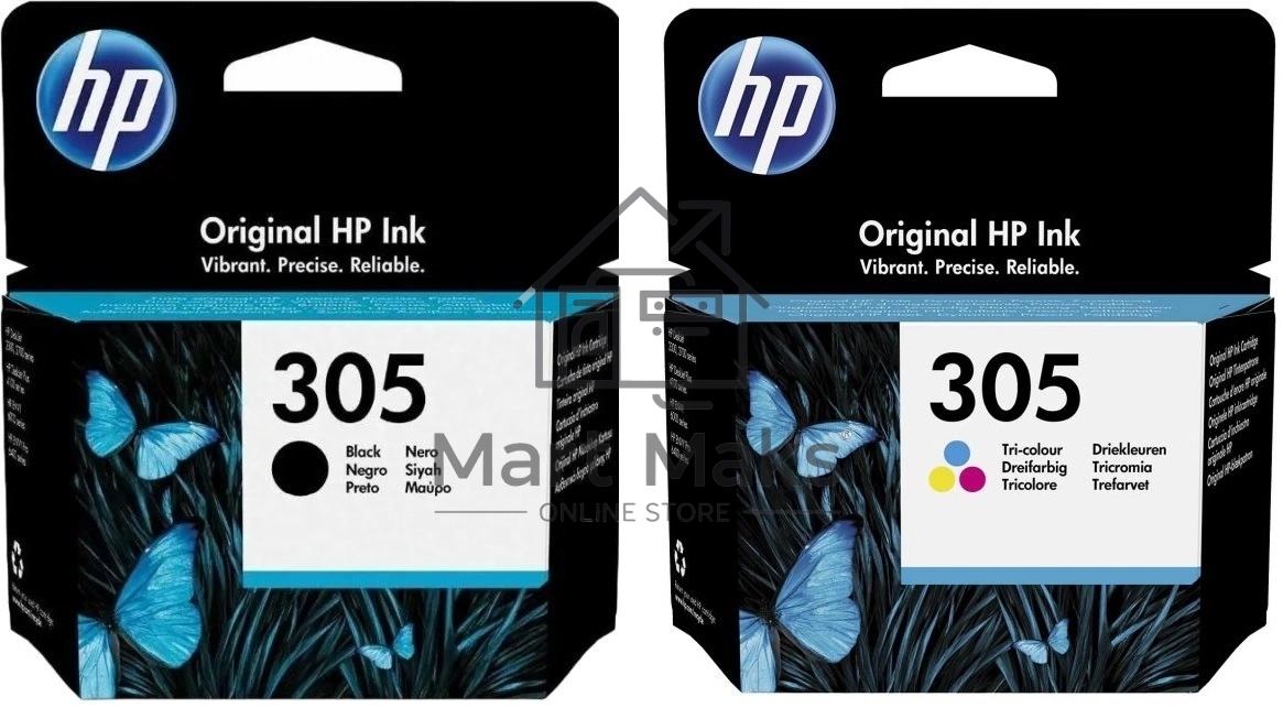 Картридж HP 305 струйный, набор черный и цветной (120/100 стр)
