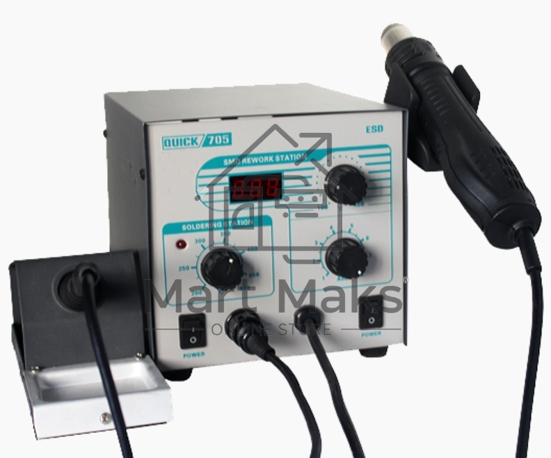 Паяльная станция Quick 705 ESD 2 в 1