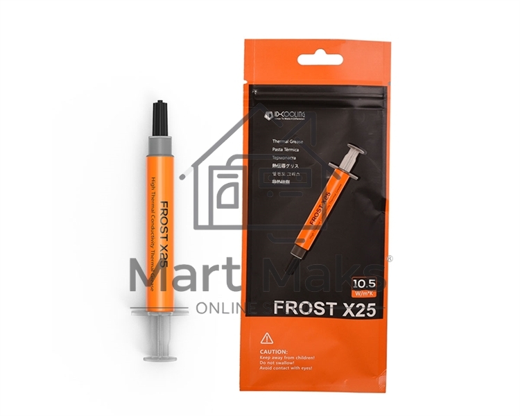 Термопаста ID-COOLING FROST X25 2g (200шт/кор,Thermal Paste) Retail