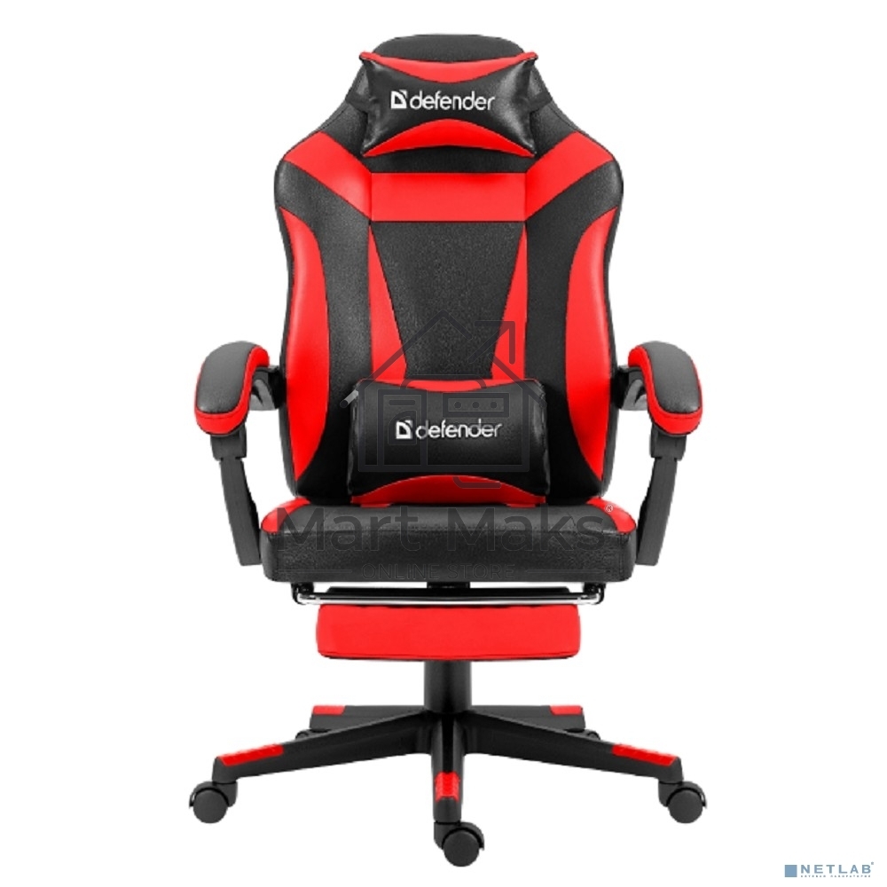 Кресло игровое Defender CRUISER BLACK/RED PU