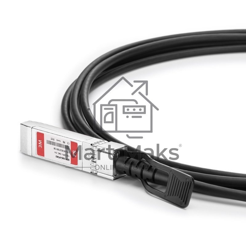 Твинаксиальный медный кабель 2m (10ft) Generic Compatible 10G SFP+ Passive Direct Attach Copper Twinax Cable #74621