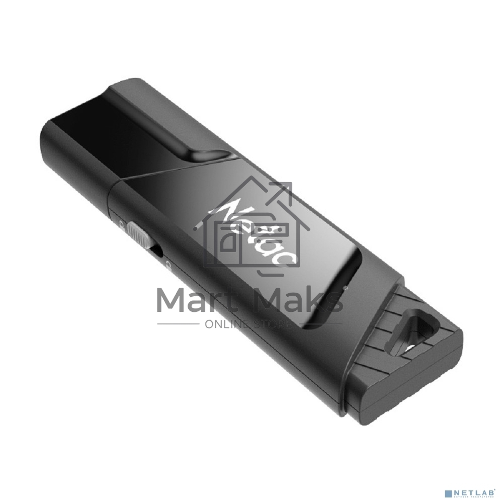 Флешка USB R/W R/W Netac U336S 16Gb <NT03U336S-016G-30BK>, USB3.0, пластиковая с защитой от записи