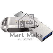 Флешка USB Sandisk Ultra Dual Luxe (SDDDC4-032G-G46), 32Gb, USB 3.2 Gen 1/Type-C, R/W 150/40, серебристый