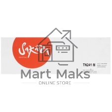 Картридж лазерный Sakura TN241M для Brother HL-3140CW, HL-3150CDW, HL-3170CDW, DCP-9020CDW, MFC-9140CDN, MFC-9330CDW, MFC-9340CDW, пурпурный, 1400 к.