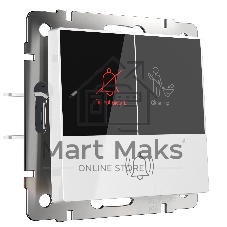 Кнопка звонка с индикацией для отелей Werke W1114601 (белый)
