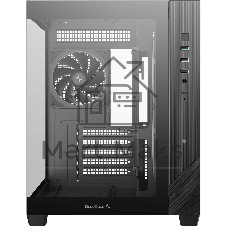 Компьютерный корпус Deepcool CG330 3F без БП, боковое окно (панорама), 3x120мм ARGB PWM вентилятора, черный, mATX