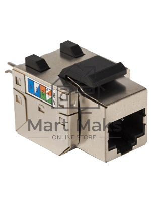 Модуль Keystone RJ45, Cat.5E, STP, 90 градусов, белый