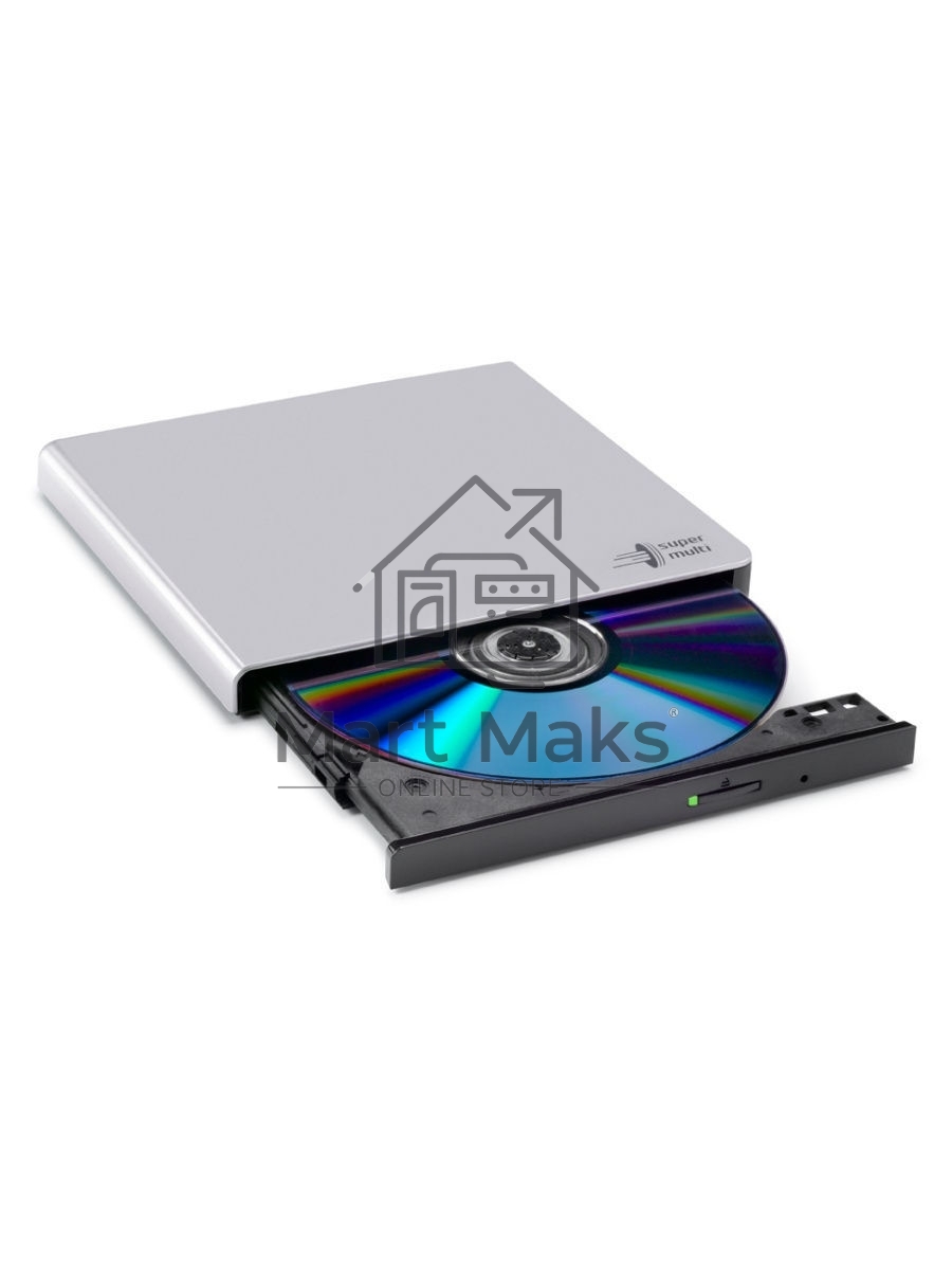 Привод DVD-RW LG GP57ES40 серебристый USB внешний