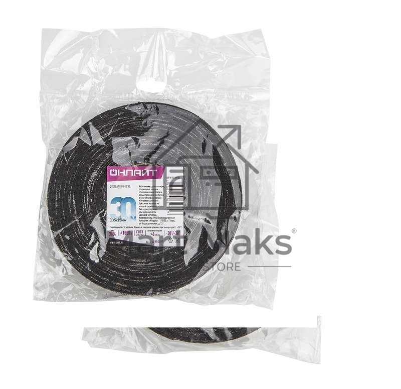 Изолента ХБ 15мм (рул.30м) OIT-H15-30/BL 300г ОНЛАЙТ 61161
