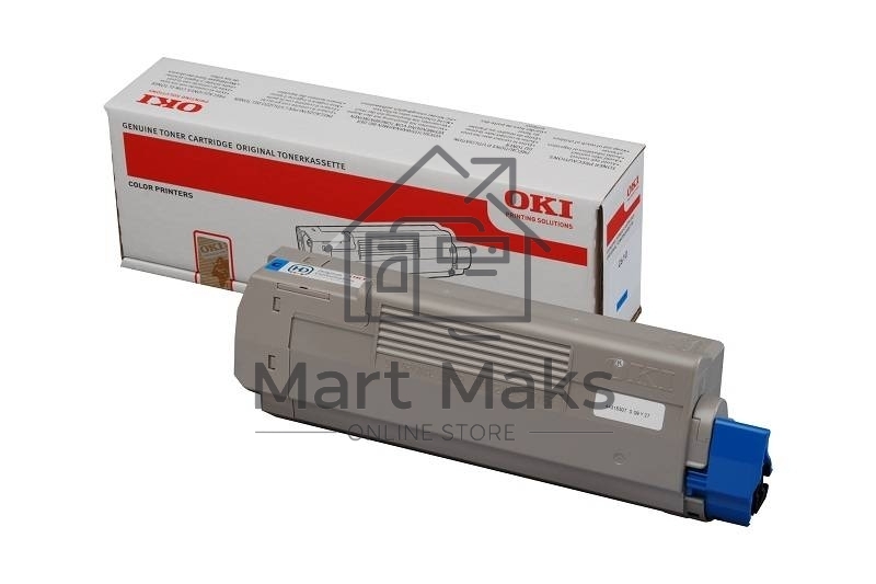 Картридж лазерный Oki C610 6K (cyan)