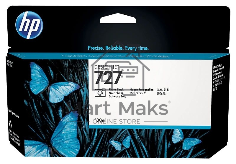 Картридж струйный HP 727 B3P23A черный для HP DJ T920/T1500 (130мл)