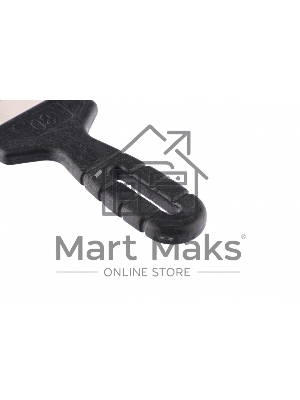 Шпательная лопатка из нержавеющей стали, 80 мм, пластмассовая ручка Сибртех 85433