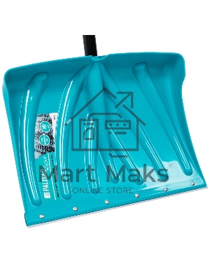 Лопата для уборки снега пластиковая LUXE,460х335х1300 мм, металлопластиковый черенок Palisad