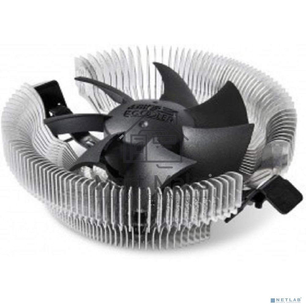 Кулер PCCooler E80 серебристый 75мм алюминий 2200rpm 22db 3-pin 65W