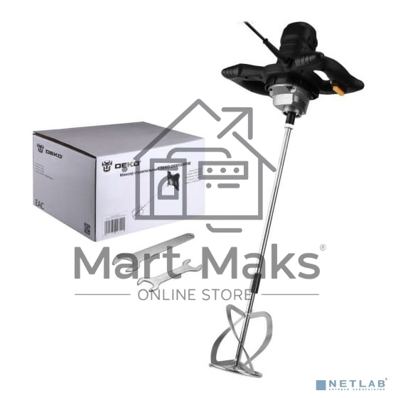 Дрель-миксер Deko DKM1600W, 1600 Вт, сетевая